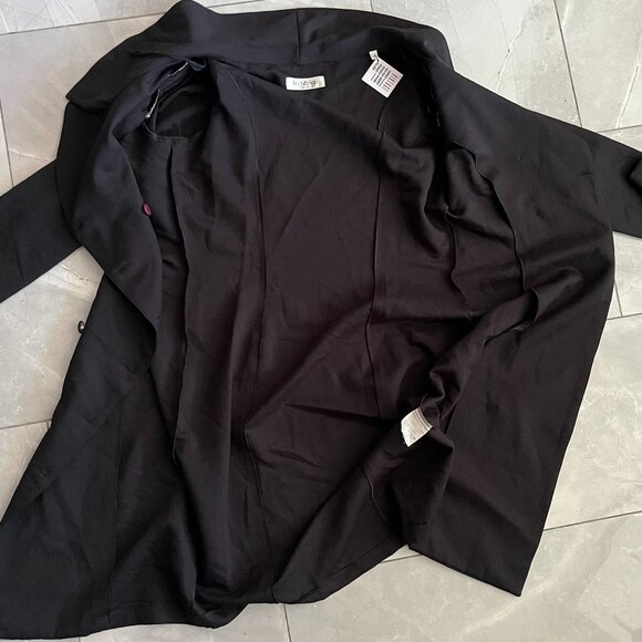 Vintage Le Chateau Black Double Breasted Jacket - Picture 3 of 7